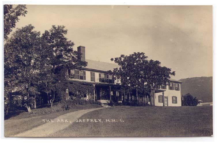 RPPC,  Jaffrey, New Hampshire, Early View of The Ark