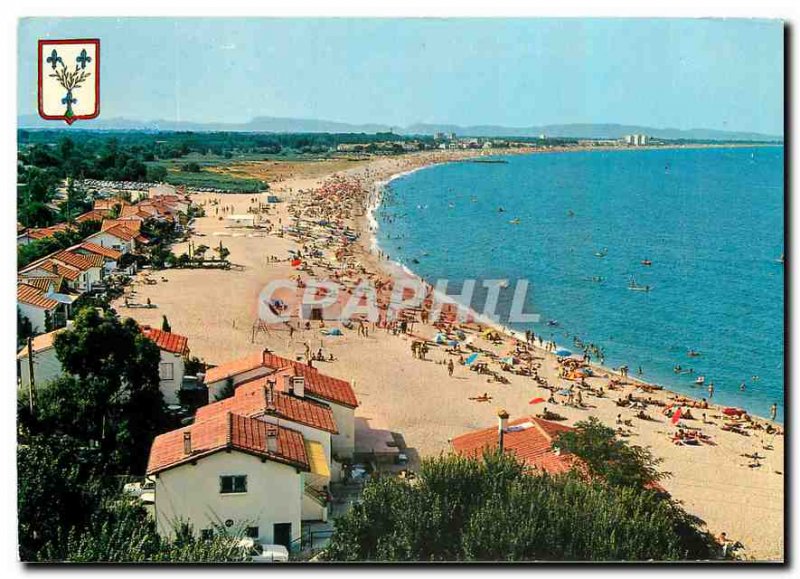 Modern Postcard The Vermilion Coast Argeles sur Mer Racou Beach