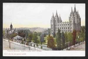 High View Temple Square Salt Lake City Utah Unused c1905