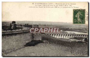 Postcard Old St Germain en Laye Panorama Taken from the deck viaduct