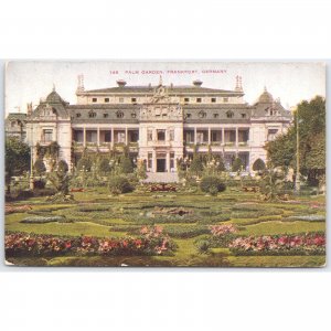 Postcard Palm Garden Frankfurt Germany 1912