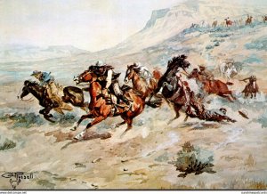 Surprise Attack By Charles Marion Russell