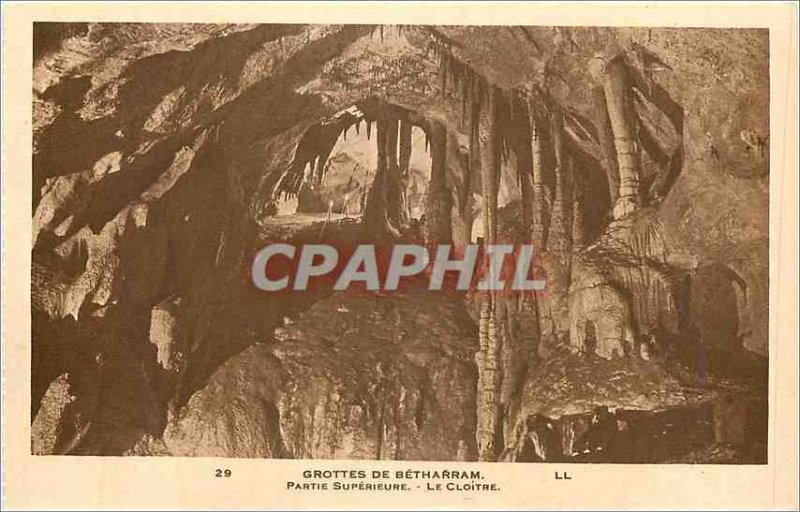 Old Postcard Betharram Caves Part Superiere The Cloister
