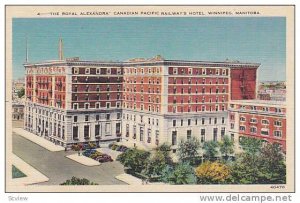 The Royal Alexandra, Canadian Pacific Railway's Hotel,  Winnipeg, Manitoba,...