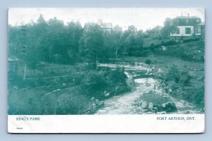 King's Park Port Arthur Ontario Canada 1908 DB Postcard H16