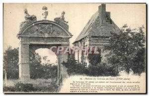 Old Postcard Ruins of Chateau de Sorel