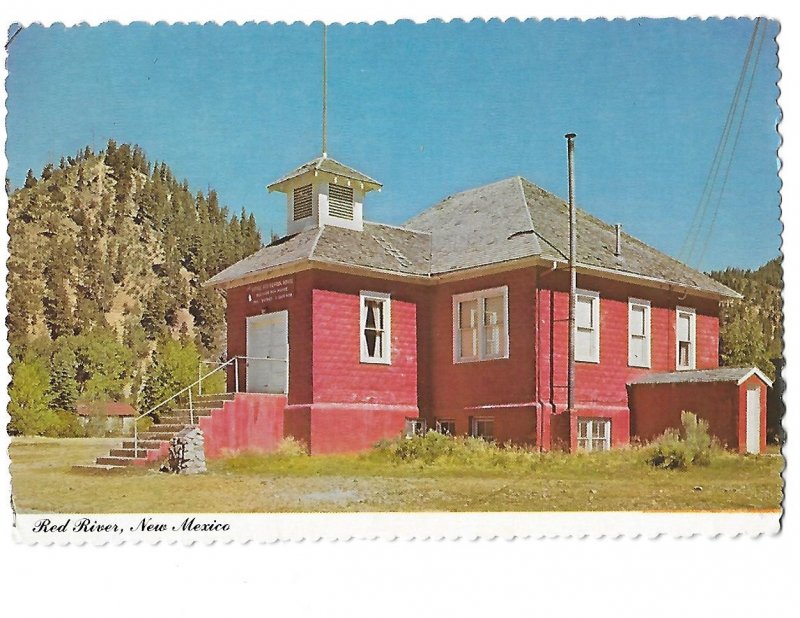 Little Red School House Red River, New Mexico 4 by 6