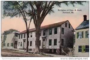 Birthplace Of Thomas B Reed Portland Maine