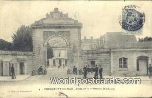 Porte de la Preffecture Maritime Rochefort-sur-Mer, France, Carte, 1905 Stamp...