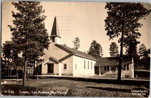 RPPC Chapel, Los Alamos New Mexico c1949 Real Photo Vintage Postcard M27