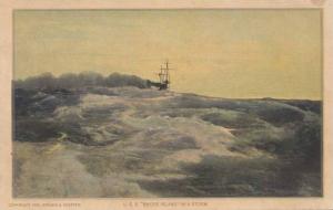 LP99     Military Ship, Warship, postcard, pub Brown & 