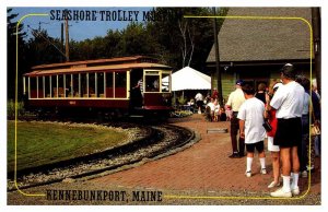 Postcard TRAM SCENE Kennebunkport Maine ME AS2412