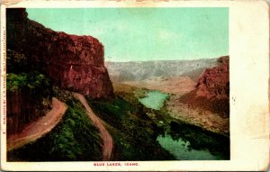 Valley Ridge Roads Blue Lakes Idaho ID UDB Postcard B1