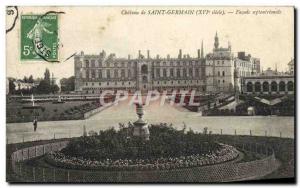 Postcard Old Chateau of Saint Germain Northern Facade