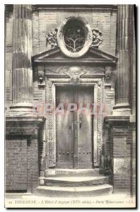 Postcard Old Toulouse The Hotel of Azzizat door Renaisannce