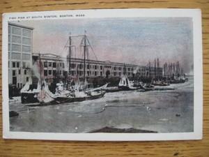 FISH PIER at SOUTH BOSTON - Boston MA Mass