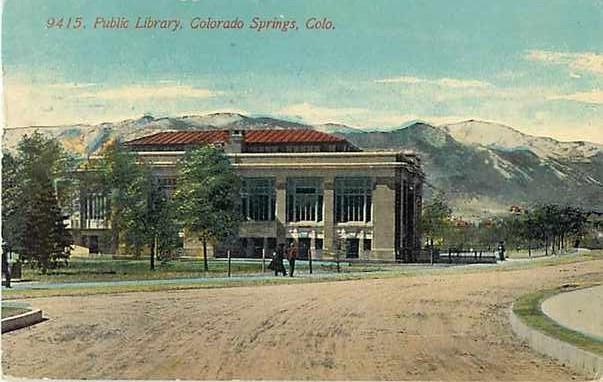D/B Public Library Colorado Springs CO 1914
