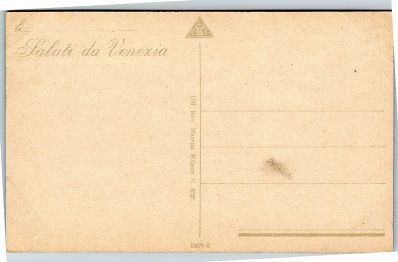 postcard Venice Italy -Rio Van Azel