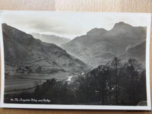 c1920's RPPC - The Langdale Pikes and Valley