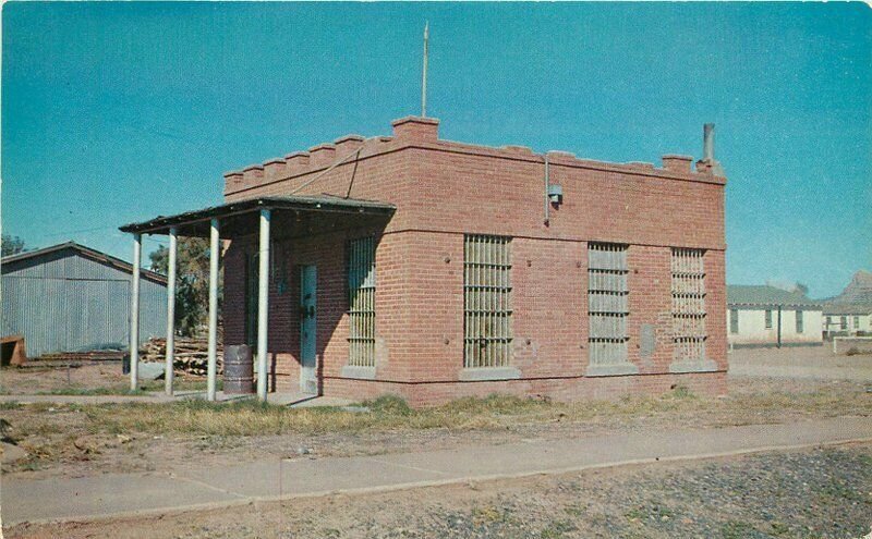 Culbertson County Courthouse Petley Old Jail Van Horn Texas Postcard 21-3839