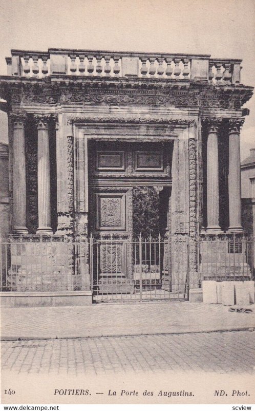 POITIERS, Vienne, France, 1900-1910s; La Porte Des Augustins