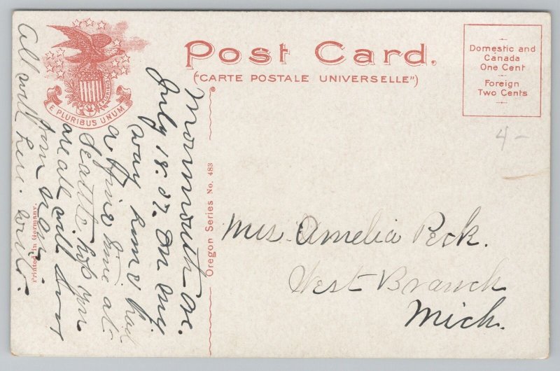 Portland Oregon~Forestry Building~Vintage Postcard