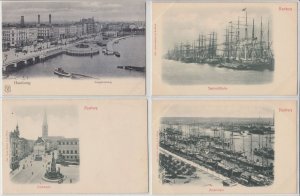 HAMBURG Germany 80 Vintage Postcards Mostly pre-1920 (L5354)