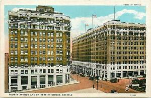 WA, Seattle, Washington, Fourth Avenue, University Street, Tichnor  No. 57030