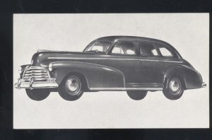 1946 1947 CHEVROLET STYLEMASTER VINTAGE CAR DEALER ADVERTISING POSTCARD CHEVY