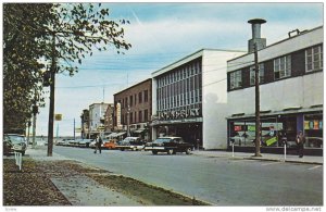 King Street, Looking North, Greetings From Busy Bathurst, New Brunswick, Cana...