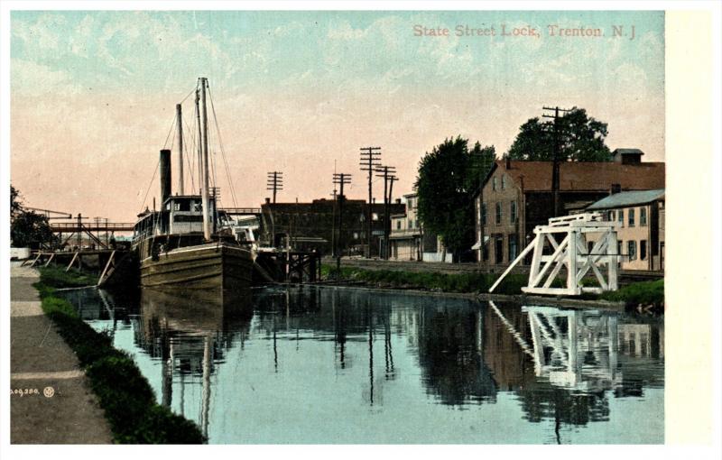 New  Jersey Trenton ,  State Street Lock