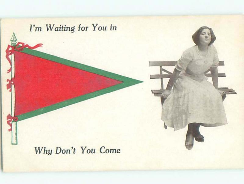 Divided-Back PRETTY WOMAN Risque Interest Postcard AA7899