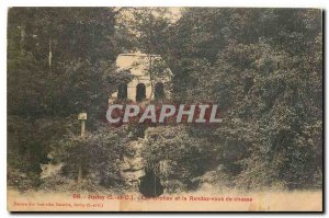 Old Postcard Juvisy S and O Caves and Appointment of hunting