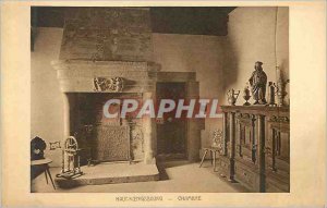 Postcard Old High koenigsbourg room