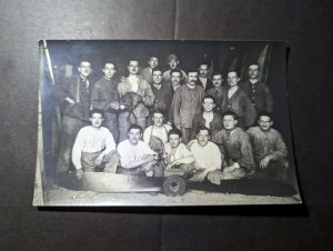 Mint France RPPC Aviation Postcard French Aviators Group Photograph