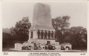 The Guards Memorial St James Park London Military RPC Postcard