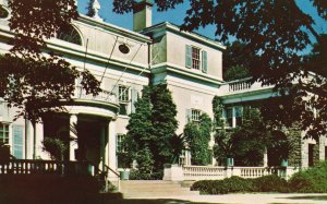Franklin D. Roosevelt Home National Historic Site Hyde Park NY Vintage Postcard