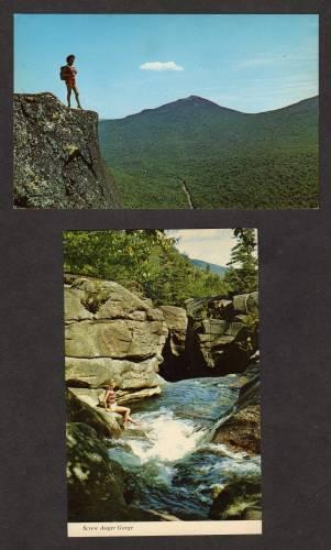 ME Lot 2 GRAFTON NOTCH Screw Auger Gorge MAINE Postcards