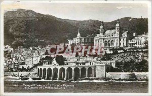 Old Postcard Monte Carlo - The Shooting pigeons Casino and The Hotel de Paris