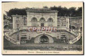 Old Postcard Monument Bank Oloron Caisse d & # 39Epargne