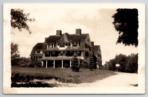 Jaffrey NH RPPC Shattuck Inn 1939 New Hampshire Real Photo Postcard U24