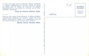 Jibacoa Beach Havana Cuba Postcard