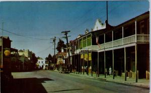 JAMESTOWN, California  CA   STREET SCENE   Jimtown  ca 1950s  Postcard