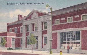 Pennsylvania Lancaster Free Public Library Curteich