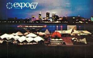 Canada Montreal Expo 67 Canadian Pavilion Vintage Postcard 03.58