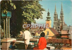 Postcard Modern Zagreb Pogleb his Strossmajerovog Setalista