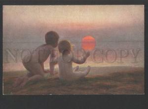 119325 Baby KIDS & SUNSET by BRASEN vintage color PC