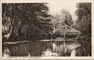 Bowring Park St. John's NL Newfoundland NFLD Unused Tuck Postcard G73