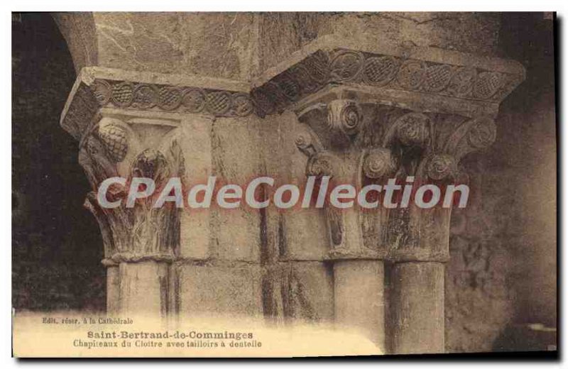 Postcard Old Saint-Bertrand-de-Comminges From Capitals Cloister With abacuses