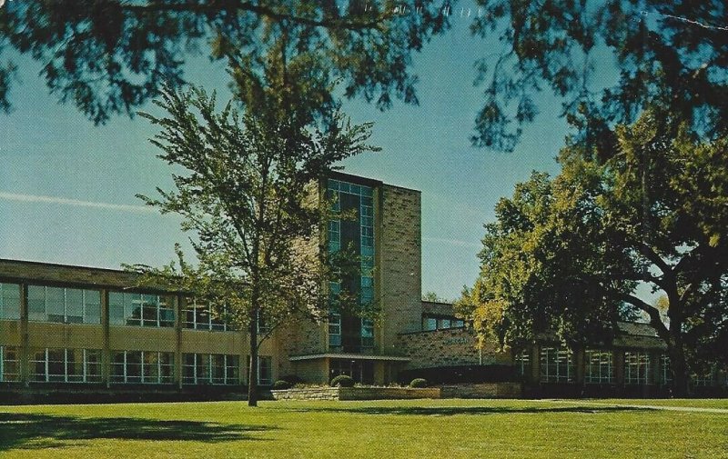 Margaret Mulvane Morgan Bldg. Washburn University Topeka, KS Vintage Postcard 